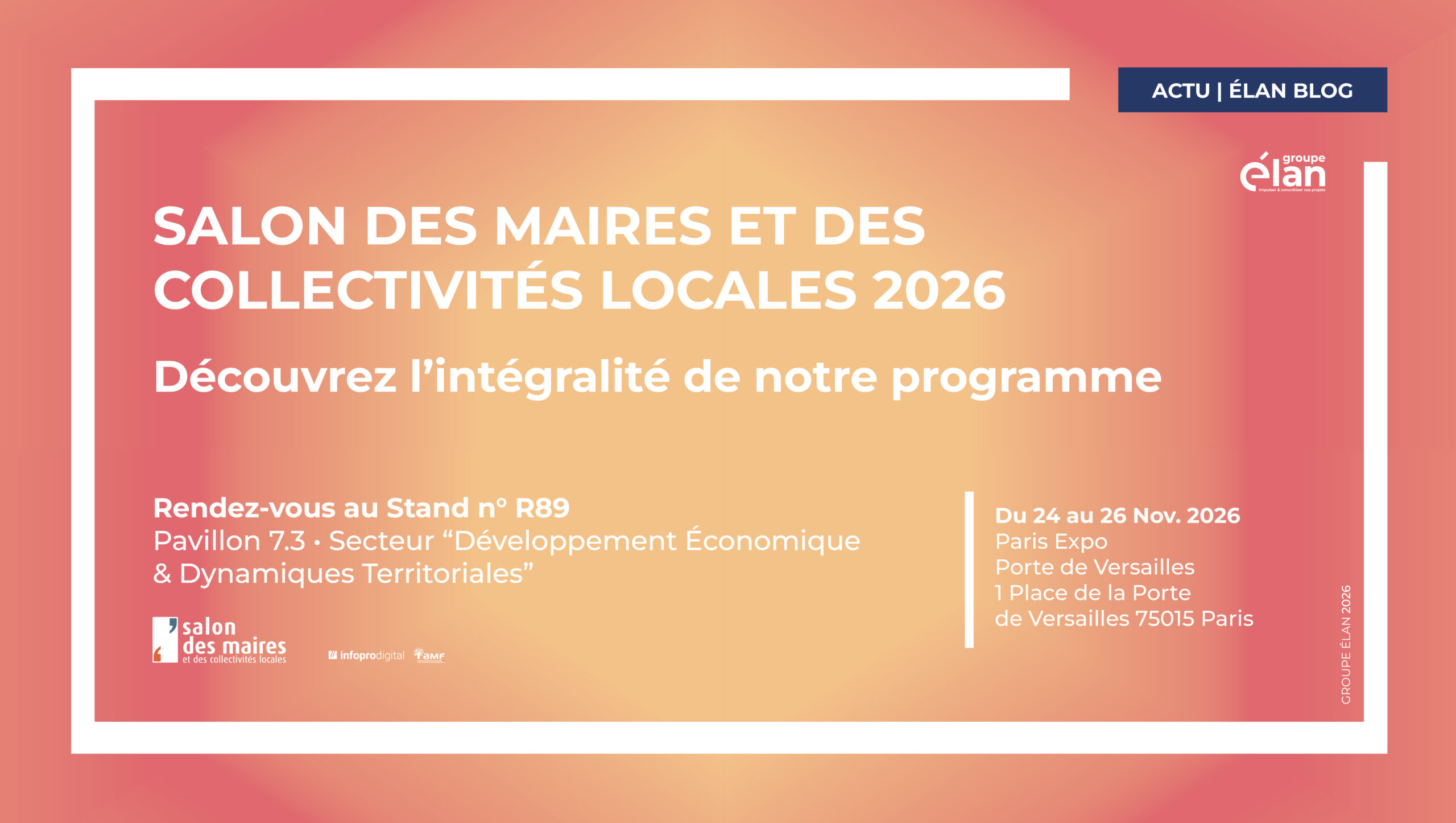 Découvrez notre programme Salon des maires 2026